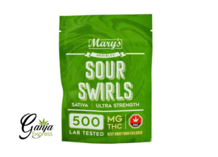 Mary’s Sour Swirls (Sativa:Ultra Strength) 500mg THC