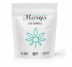 Mary’s Medibles CBD Gummies (THC Free) – 80mg