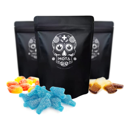 MOTA Bulk Medicated Gummies (Sour Peaches – Sativa)